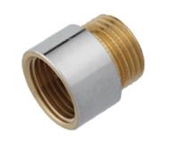 Kirchhoff Messing kraanverlengstuk, chroom, 3/4" x 50 mm - 989318555