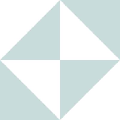 Blauwe driehoekjes geometrisch behang
