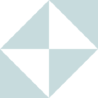 Blauwe driehoekjes geometrisch behang
