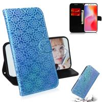 Voor Xiaomi Redmi 6/6A effen kleur kleurrijke magnetische Buckle horizontale Flip PU lederen draagtas met houder & kaartsleuven & portemonnee & Lanyar