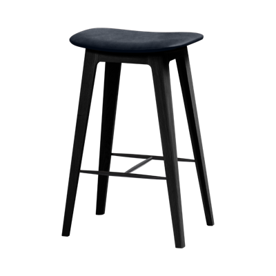 Nordic Bar Stool - Black Stained Oak