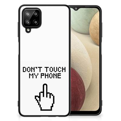 Samsung Galaxy A12 | Telefoon Hoesje | Finger Don&apos;t Touch My Phone