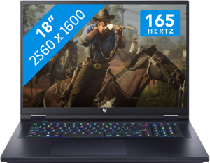 Acer Predator Helios Neo 18 PHN18-71-9684 Intel® Core™ i9 i9-14900HX Laptop 45,7 cm (18") WQXGA 32 GB DDR5-SDRAM 1 TB SSD NVIDIA GeForce RTX 4070 Wi-Fi 6E (802.11ax) Windows 11 Home Zwart