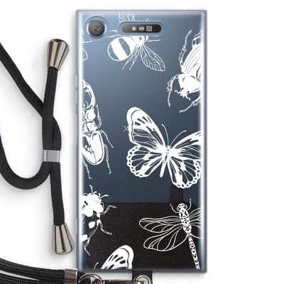 Tiny Bugs: Sony Xperia XZ1 Transparant Hoesje met koord