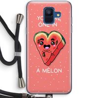 One In A Melon: Samsung Galaxy A6 (2018) Transparant Hoesje met koord