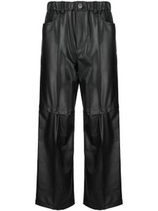 Off Duty pantalon Muna en cuir artificiel - Noir