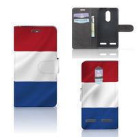 Lenovo K6 Bookstyle Case Nederlandse Vlag - thumbnail