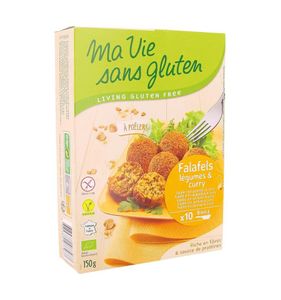 Falafel met groente & curry glutenvrij bio