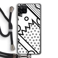 Pop Art #4: Samsung Galaxy A12 Transparant Hoesje met koord Pop Art #4: Samsung Galaxy A12 Transparant Hoesje met koord