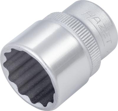 HAZET Dopsleutel 880Z-17 · 3/8 inch (10 mm) vierkant hol · Buitentwaalfkant tractieprofiel · SW 17 mm