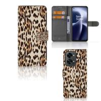 OnePlus Nord 2T | Telefoonhoesje | Met pasjeshouder | Leopard