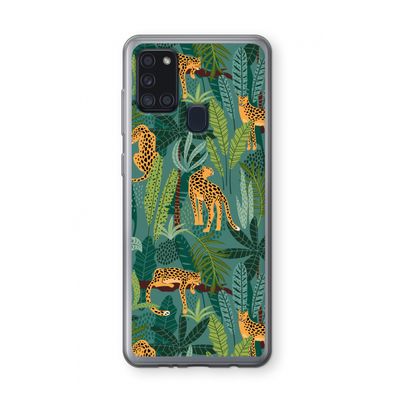 Luipaard 2: Samsung Galaxy A21s Transparant Hoesje