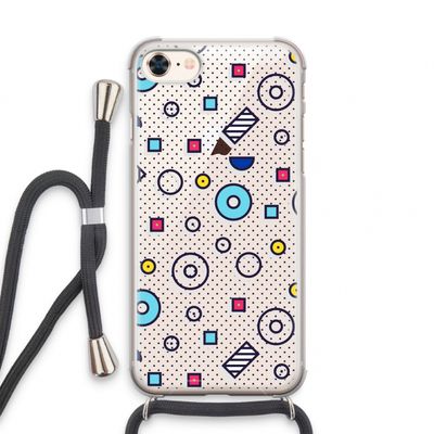 8-bit N°9: iPhone 7 Transparant Hoesje met koord