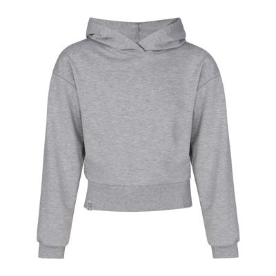 KIEstone winter hoodie meisjes - licht grijs - Vaya