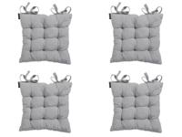 Toscane kussen ca. 46x46 cm Napels grey water repellent coating (4 stuks) Madison - Madison