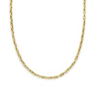 Verfijnd 14k Geelgouden Collier met 5.5mm Schakels en Karabijnsluiting