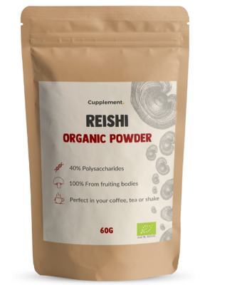 Cupplement Mushrooms Poeder Reishi Organic Powder 60Gram