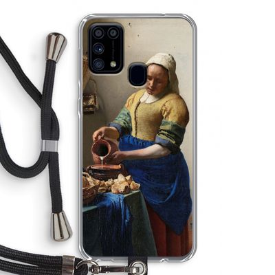 The Milkmaid: Samsung Galaxy M31 Transparant Hoesje met koord