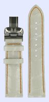Horlogeband Tissot T600031659. size S Leder Wit 19mm