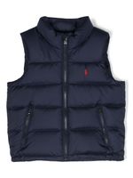 POLO RALPH LAUREN KIDS gilet Polo Pony à design matelassé - Bleu