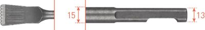 Rotec Atlas Copco luchthamer V40K/ED kortmodel dikte 6mm 38x160 - 2162010