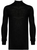 Rick Owens ribbed-knit wool jumper - Noir