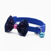 Verstelbare Bow knoop Bell kraag kat hond kragen huisdier benodigdheden (blauw)
