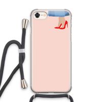 High heels: iPhone 7 Transparant Hoesje met koord