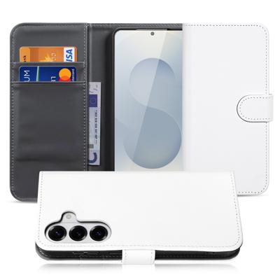 Book Case Hoesje Samsung Galaxy S26 Plus Wit met Pasjeshouder