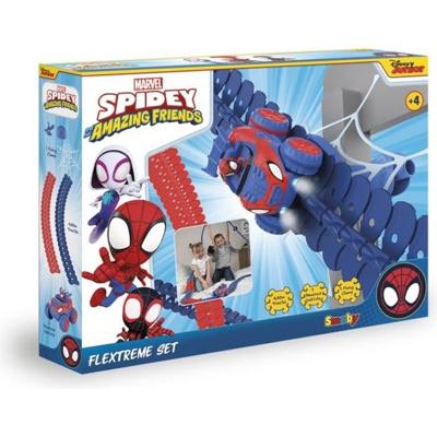 Spidey Flextreme ontdekkingsset - Inclusief batterijen - 184 flexibele rupsbanden en 1 voertuig