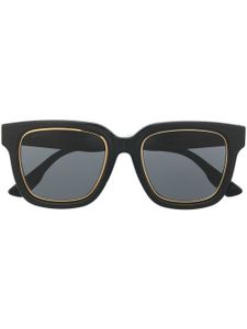 Gucci Eyewear lunettes de soleil teintées à monture carrée - Noir