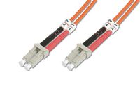 Digitus LC OM4, 1m Glasvezel kabel OM2 Oranje