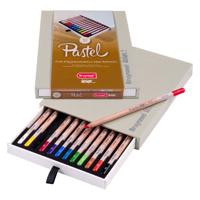 Bruynzeel design pastelpotlood box, 12 kleuren