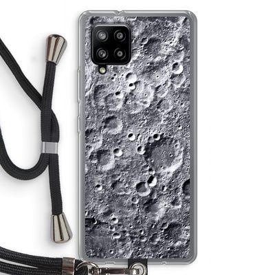 Maanlandschap: Samsung Galaxy A42 5G Transparant Hoesje met koord