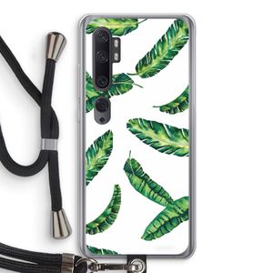 Lange bladeren: Xiaomi Mi Note 10 Pro Transparant Hoesje met koord