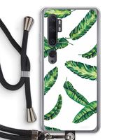 Lange bladeren: Xiaomi Mi Note 10 Pro Transparant Hoesje met koord Lange bladeren: Xiaomi Mi Note 10 Pro Transparant Hoesje met koord