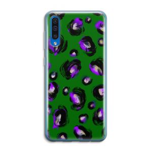 Green Cheetah: Samsung Galaxy A50 Transparant Hoesje