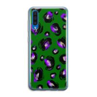 Green Cheetah: Samsung Galaxy A50 Transparant Hoesje