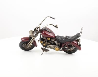 EEN BLIKKEN MODEL VAN EEN MOTORFIETS