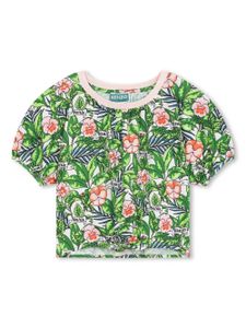 Kenzo Kids sweat Boke Flower en coton - Vert