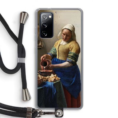 The Milkmaid: Samsung Galaxy S20 FE / S20 FE 5G Transparant Hoesje met koord