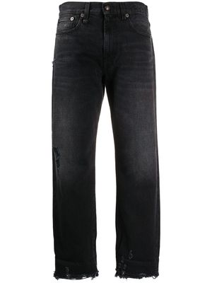 R13 jean à coupe crop - Noir