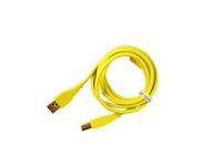Chroma Cable Rechte USB-kabel 1,5m Geel