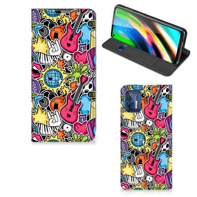 Motorola Moto G9 Plus Hippe | Standcase | Punk Rock