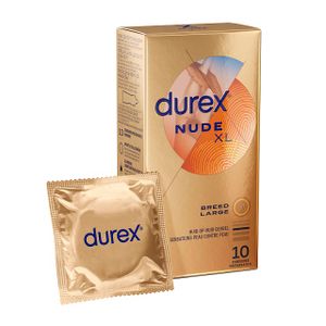 Durex Nude XL Condooms huid-op-huid Gevoel Extra Dun 60mm (latex)