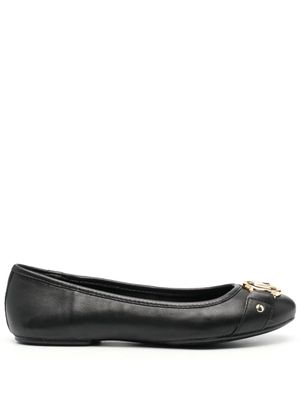 Michael Michael Kors ballerines en cuir Rory à plaque logo - Noir