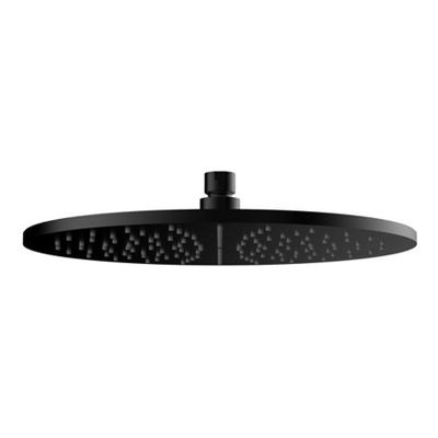 Hoofddouche Wiesbaden UniMatch Caral | 30 cm | Rond | Zwart mat