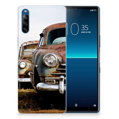Sony Xperia L4 | Siliconen hoesje | met foto Vintage Auto