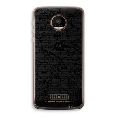 Vexx Black City : Motorola Moto Z Force Transparant Hoesje