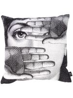 Fornasetti coussin Lina Cavalieri à design réversible - Blanc - thumbnail